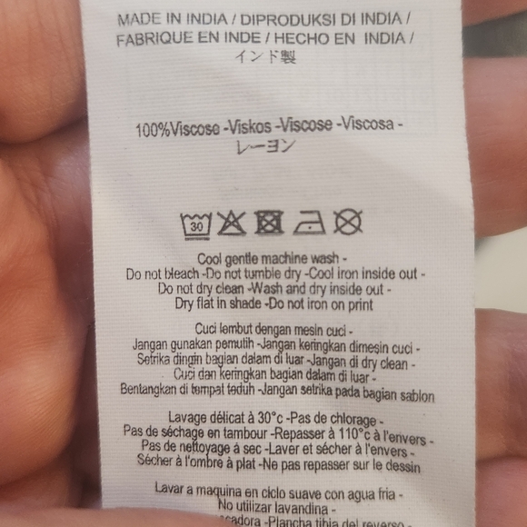 Rip Curl Blue Floral Kimono Top Large (5935) - Picture 7 of 7